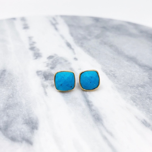 Simple Sanctuary Jewelry - Turquoise Stud Earrings